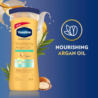 Thumbnail for Vaseline Intensive Care Nourishing Argan Oil Lotion, 72h Protection, 400ml