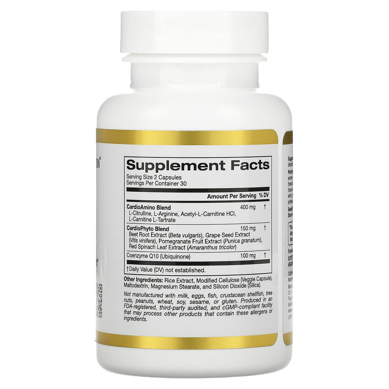 Cardio Complex, 60 Veggie Capsules, California Gold Nutrition