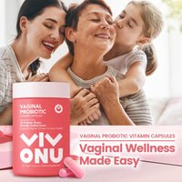 Thumbnail for VivoNu Women's Probiotic,Prebiotics & Lactobacillus Probiotic Blend,60 Billion CFUs,18 Strains,Help Women's Health,Boost Immune,Digestive,Gut,Promote Healthy Vaginal Odor & Vaginal Flora