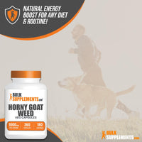 Thumbnail for BulkSupplements.com Horny Goat Weed Capsules - Epimedium Extract, Horny Goat Weed Herbal Supplements - Vegan, 2 Capsules per Serving (1000mg), 360 Veg Capsules (Pack of 1)