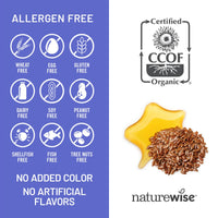 Thumbnail for NatureWise Flaxseed Oil 1,242 mg, Fish Free Omega 3 6 9 with 720mg ALA, Dietary Supplement for Heart Health Support - Organic, Cold Pressed, Non-GMO - 240 Softgels[8-Month Supply]