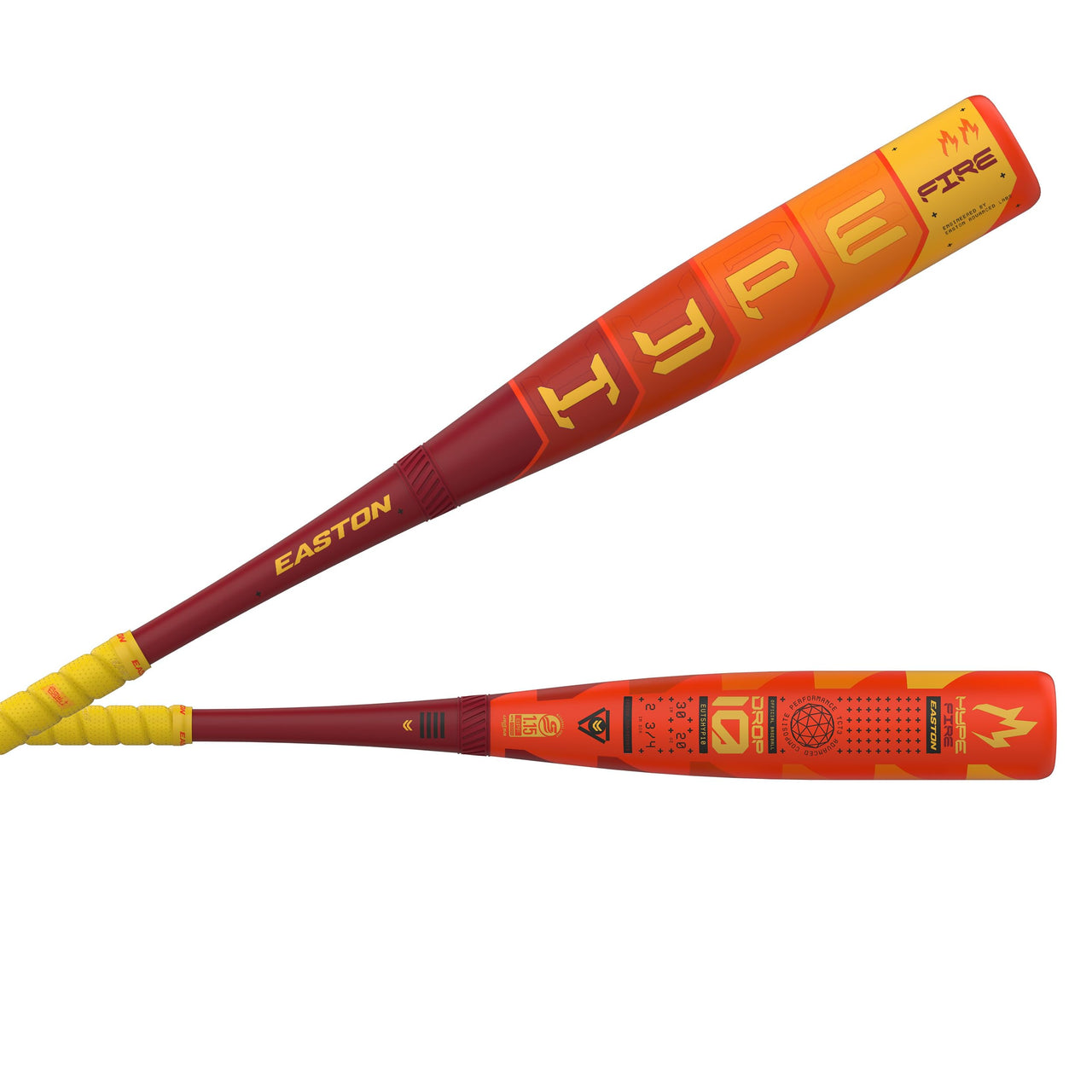 Easton | 2025 | Hype FIRE Baseball Bat | USSSA | -5 Drop | 2 3/4' Barrel | 32 inch