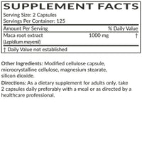 Thumbnail for Futurebiotics Maca Root Extra Strength Supports Energy, Stamina & Reproductive Health, Non-GMO, 250 Vegetarian Capsules