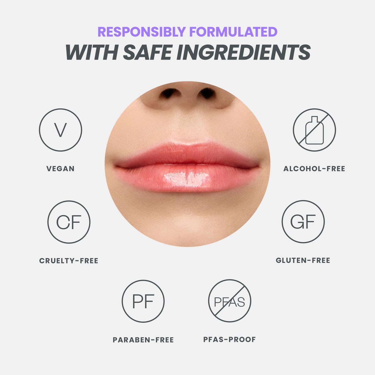 Wonderskin Lip Rehab Serum Oil - Tinted Lip Oil for Women, Hydrating, Moisturizing, and Non-Sticky Bright Red Tint Serum for Dry Lips (Flirt)