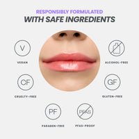 Thumbnail for Wonderskin Lip Rehab Serum Oil - Tinted Lip Oil for Women, Hydrating, Moisturizing, and Non-Sticky Bright Red Tint Serum for Dry Lips (Flirt)