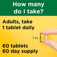 Thumbnail for Nature Made L-Lysine 1000 mg, Dietary L-Lysine Supplements, 60 Tablets, 60 Day Supply