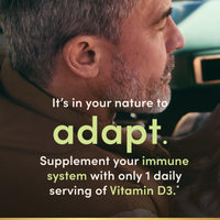Thumbnail for Nature's Bounty Vitamin D3 5000 IU Softgels, Rapid Release, Immune Support, Vitamin D Supplements, 240 Ct