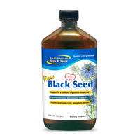 Thumbnail for NORTH AMERICAN HERB & SPICE Black Seed Oil - 12 fl oz - Digestive & Immune Support - Contains Oreganol P73 Oregano Oil & Rosemary Oil - Non-GMO - 72 Servings