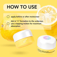 Thumbnail for Saturday Skin Yuzu Eye Balm Vitamin C Wide lluminating Under Tight Eye Cream Korean Niacinamide Caffeine for Wrinkles Puffy Eyes Dark Circles Moisturizing Hydrates Anti Aging for Women (15ml)