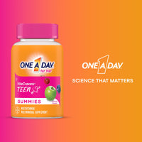 Thumbnail for One A Day Teen for Her Multivitamin Gummies, Gummy Multivitamins with Vitamin A, C, D, E and Zinc for Immune Health Support, Physical Energy & more, 150 Count