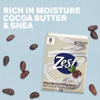 Thumbnail for Zest Bar Soap - 8 Bars - Enriched With Cocoa Butter And Shea for Ultra Moisturizing Cleansing - Leaves Your Body Feeling Silky Smooth And Deeply Moisturized