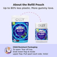 Thumbnail for OLLY Extra Strength Sleep Gummy, 5 mg Melatonin, L-Theanine, Chamomile, Lemon Balm Extracts, Sleep Aid, BlackBerry Flavor - 120 Count