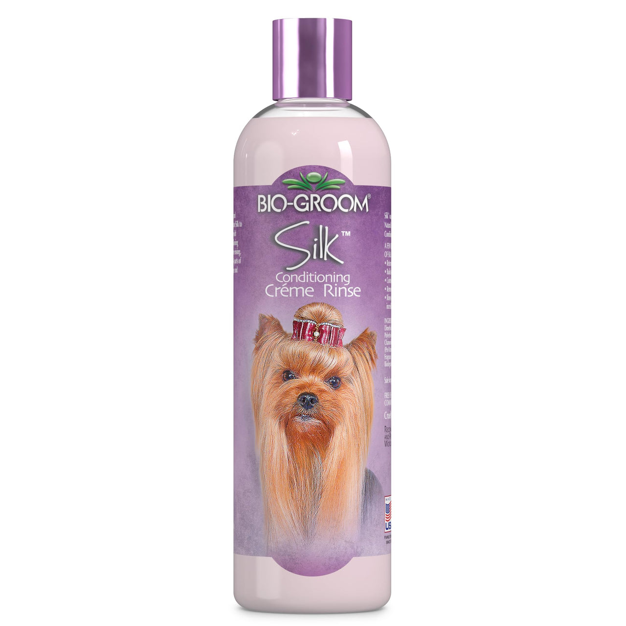 Bio-Groom Silk Creme Rinse Dog Conditioner - Conditioner for Dogs & Puppy, Hair Detangler - 12 Fl Oz 1-Pack