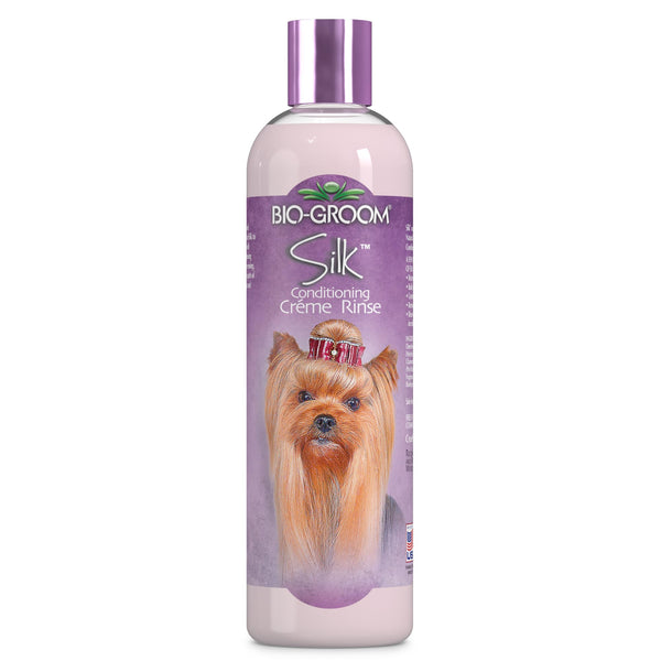 Bio-Groom Silk Creme Rinse Dog Conditioner - Conditioner for Dogs & Puppy, Hair Detangler - 12 Fl Oz 1-Pack
