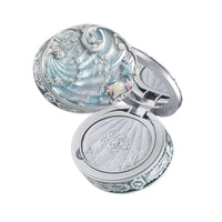 Thumbnail for Flower Knows Shell's Jewel Collection Baked Powder,Makeup & Setting Pressed Powder Compact with Mirror and Puff,Smooth Translucent Oil-Control Pore Blurring,0.32 Oz(01 Cloudy Blue)