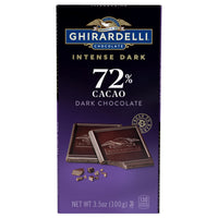 Thumbnail for GHIRARDELLI INTENSE DARK Chocolate Bar, 72% Cacao, 3.5 Oz Bar (Pack of 4)