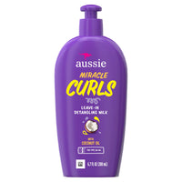 Thumbnail for Aussie Miracle Curls with Coconut Oil, Paraben Free Detangling Milk Treatment, 6.7 fl oz