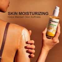 Thumbnail for Yoken Vitamin E Oil 8 Oz Vitamin E oil for Skin Vitamine oils for Face Perfect Bath and Body Oil Cold Pressed Hexane Free Non-GMO Gluten Free Formula