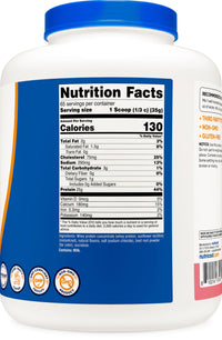 Thumbnail for Nutricost Whey Protein Concentrate (Strawberry Milkshake) 5LBS - Gluten Free & GMO Free
