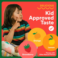 Thumbnail for SmartyPants Kids Multivitamin & Fiber Gummies: Prebiotic Fiber to Support Kids Digestion with Vitamin D3, C, Vitamin B12, B6, A, Zinc, Biotin, Folate, Three Fruit Flavors, 90 Count (30 Day Supply)
