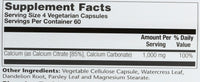 Thumbnail for Solaray Calcium Citrate, 240 Caps, 0.75 Bottle
