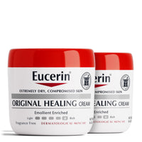 Thumbnail for Eucerin Original Healing Cream, Unscented Body Cream for Extremely Dry, Sensitive and Compromised Skin, Emollient Enriched Body Moisturizer, 16 Oz Jar, Pack of 2