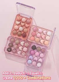Thumbnail for COLORGRAM Pin Point Eyeshadow Palette 04 Bright+Cool | Eyeshadow Palette for Daily makeup, Ultra-Blendable, Matte, Glitter, Shimmer Shades