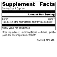 Thumbnail for Source Naturals Triple Boron, Three Forms for Optimal Bioavailibility* 3 mg - 200 Capsules