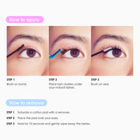 Thumbnail for KISS Falscara DIY Eyelash Extension Lengthening Wisps - Featherlight Synthetic Reusable Artificial Eyelashes Multipack of 24 Mini Lash Clusters for that Authentic Eyelash Extension Look