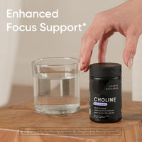 Thumbnail for Sports Research ® Extra Strength Choline 800 mg - Essential Nutrient Featuring VitaCholine ® for Focus Support - Vegan Certified • Non-GMO • Gluten Free - 60 Liquid Capsules