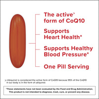 Thumbnail for Qunol 200mg Ubiquinol, Powerful Antioxidant for Heart and Vascular Health, Essential for energy production, Natural Supplement Active Form of CoQ10, 60 Count