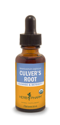 Thumbnail for Herb Pharm Certified Organic Culver's Root Liquid Extract for Cleansing and Detoxification - 1 Ounce