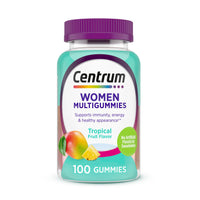 Thumbnail for Centrum Women’s Multivitamin Gummies, Immune, Energy, Healthy Appearance Support, 100 Count, 50 Day Supply