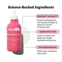 Thumbnail for Timeless Skin Care Matrixyl Synthe’6 Serum - Face Serum for Skin Care - with Hyaluronic Acid for Hydration - 4 oz