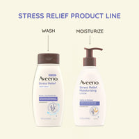 Thumbnail for Aveeno Stress Relief Body Wash for Women, Calming Lavender Scent & Prebiotic Oat, Cleanser for Sensitive Dry Skin, Paraben, Dye & Soap-Free, 33 Fl Oz
