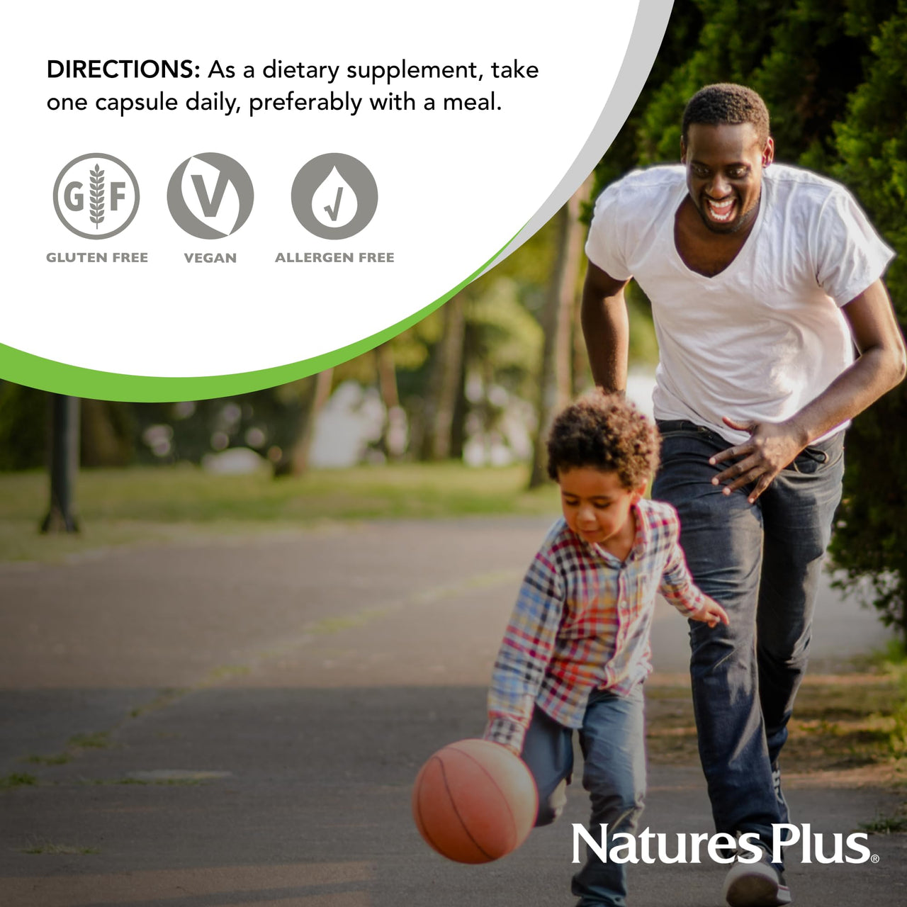 NaturesPlus Super B-50 - High-Potency B Complex Vitamin with Choline, Inositol & PABA - Supports Energy, Recovery & Healthy Skin and Hair - Vegan, Gluten Free - 90 Capsules, 90 Servings