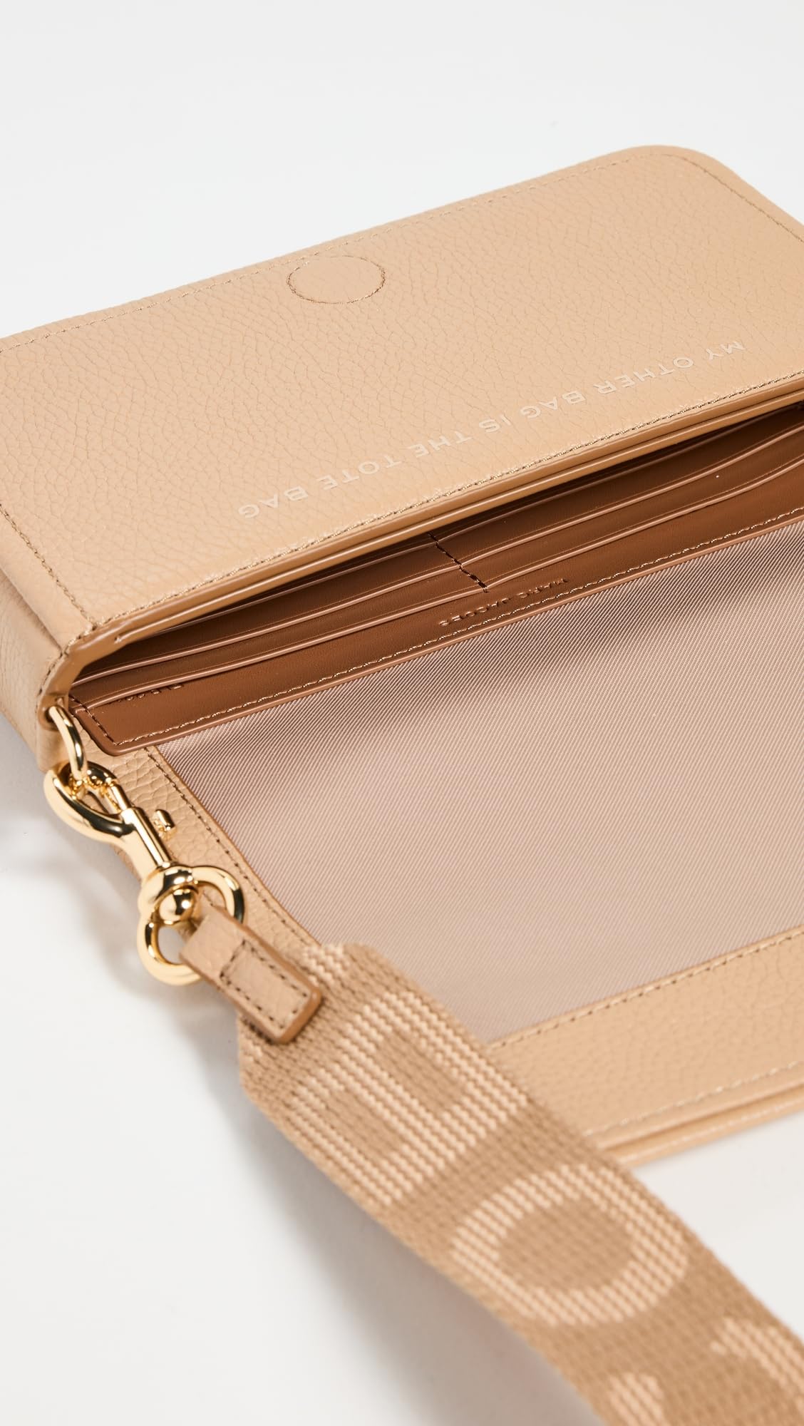 Marc Jacobs Womens The Leather Mini Bag Camel Onesize