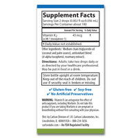 Thumbnail for Carlson - Super Daily K2, 45 mcg Liquid Vitamin K, Bone Health, K2 Vitamin, Vitamin K Supplement, Vitamin K-2 MK7, Unflavored, 360 Drops (10.16 mL)