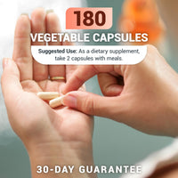 Thumbnail for Dr. Berg Advanced Digestive Enzymes with Apple Cider Vinegar - Includes Digestive Health Ingredients Like Betaine Hydrochloride (HCI), Ginger Root & Peppermint Leaf - 180 Capsules