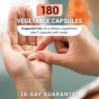 Thumbnail for Dr. Berg Advanced Digestive Enzymes with Apple Cider Vinegar - Includes Digestive Health Ingredients Like Betaine Hydrochloride (HCI), Ginger Root & Peppermint Leaf - 180 Capsules