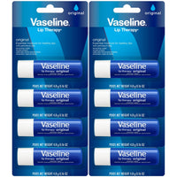 Thumbnail for Vaseline Lip Therapy Original 8-Pack – Lip Moisturizer for Dry, Cracked Lips, 0.16 Oz Ea