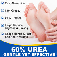 Thumbnail for Urea Cream Stick 60% Plus 2% Salicylic Acid, Extra Strength Urea Foot Cream for Dry Cracked Heels, Callus Remover for Feet,Moisturizing Lotion for Hands, Knees,Elbows,Softens and Exfoliates Dead Skin