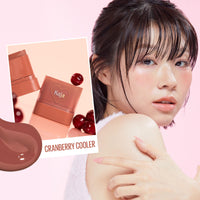 Thumbnail for KAJA Cheek & Lip - Dewy Bar 05 Cranberry Cooler | Creamy Blusher and Balm Multi-Stick, 45% Moisturizing Oil, Apple Extract, Vitamin-Hyaluronic Acid Infused, High Shine, Non-Sticky, Easy Blending, 10g