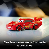 Thumbnail for LEGO Speed Champions Lightning McQueen Toy - Disney Pixar Cars Building Blocks for Kids, Boys & Girls, Ages 9+ - Pretend Play Race Car & Bedroom Shelf Display - 77255