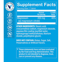 Thumbnail for The Vitamin Shoppe Magnesium Citrate 200MG - Muscle Relaxation, Bone Health & Energy Production, Highly Absorbable (100 Tablets)