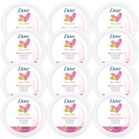 Thumbnail for Dove Lotion, Beauty Cream - Light, Fast-Absorbing Face and Body Cream for Normal to Dry Skin, 24-Hour Moisture, Travel Size, 2.53 Fl Oz (Pack of 12)