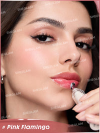 Thumbnail for SHEGLAM Booster Shine Plumping Lip Gloss-Pink Flamingo