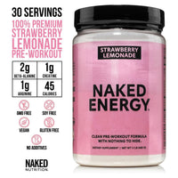 Thumbnail for NAKED Chocolate Whey Isolate Protein Powder (24 Servings) Strawberry Lemonade Energy Pre Workout (30 Servings) – Grass-Fed; Non-GMO; Gluten Free; Soy Free; Vegan Friendly