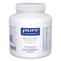 Thumbnail for Pure Encapsulations Nutrient 950 with Vitamin K 180's - Multivitamin & Mineral Supplement - Bone & Arterial Support* - Optimal Absorption - Gluten Free & Non-GMO - 180 Capsules