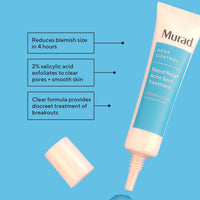Thumbnail for Murad Rapid Relief Acne Spot Treatment – Acne Control Max Strength 2% Salicylic Acid Invisible Gel Spot Solution for Fast Acne Relief - Reduces Blemish Size and Redness Within 4 Hours, 0.5 Oz